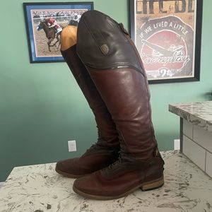 Mountain Horse Sovereign Brown Field Boots Size 7 (8 fit) Reg/Reg Equestrian